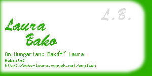 laura bako business card